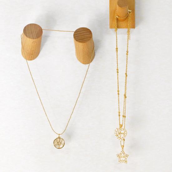 

Привлекательное ожерелье с подвеской в ​​виде пятиконечной звезды, блестящий аксессуар