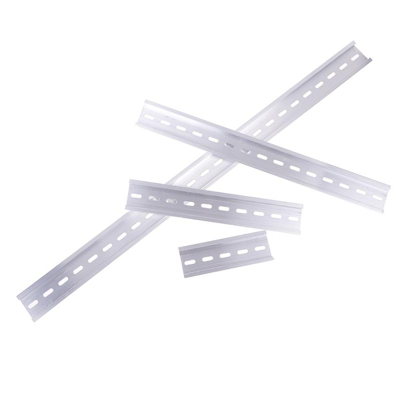 5Pcs Iron Din Universal Rail Width 35Mm Length 10/20/30/50Cm Terminal Block Electrical Slotting Din Rail