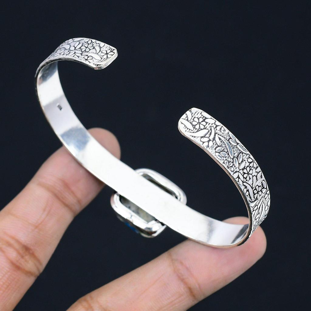 Sterlingsilber K2 Jaspis Edelstein Geburtstag Schwester Jubiläum Armreif Schmuck