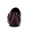 Mode Luxus Fahrschuhe Herrenschuhe Echtleder Schuhe Loafer Rindsleder Krokodilmuster Spange Freizeitschuhe Zapatos Hombre