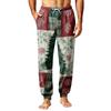 Men's Christmas Print Sleep Pants for Fall and Winter Comfort Wear