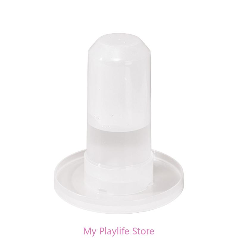 

Прозрачное ведро для корма для кур и птиц, практичная кормушка для птиц, пластиковый дозатор семян и воды