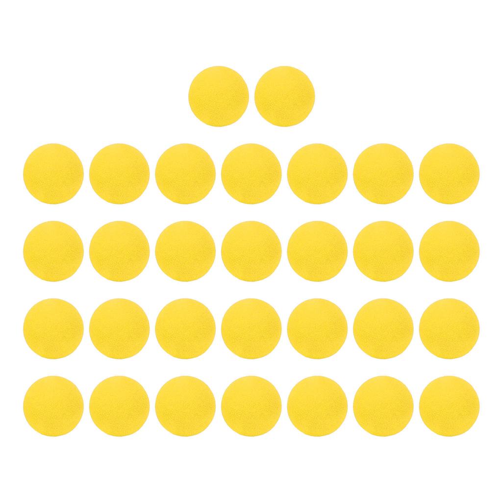 30pcs 21.5mm EVA Foam Golf Balls Soft Foam Practice Golf Balls for Indoor and Outdoor Training