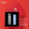 High-End Thermos & Tempered Glass Couple's Water Bottle Gift Set