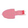 Bird Diaper Adjustable Red Grid Pattern Parrots Pilot Suit for Macaw Budgies ParakeetL Red Grid