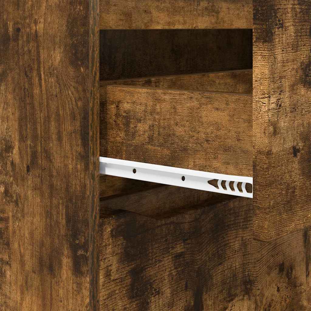 Storage Cabinet Smoked Oak 80 x 48 x 57 cm