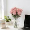 Färdig Rengöringspinne Konstgjord Ros Handgjord Konserverad Falsk Blomstjälk Plysch Tvinnsnöre Blomsterdekoration Bröllopsdag Mors Dag