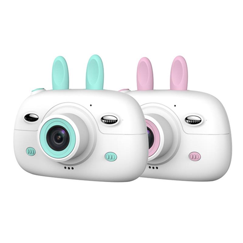 Детская цифровая камера Мини задняя и передняя селфи двойная вспышка детская видеокамера — фото 4