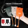 ABCDGC1 Car Keychain Case Zipper Carbon Fiber Key Protector Cover For Rio K5 K2 Sportage Ceed Sorento Picanto Stinger Soul