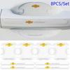 8pcs for Chevrolet CRUZE AVEO ORLANDO CAPTIVA COLORADO IMPALA LACETTI MALIBU Sail TRAX Car Door Bowl Handle Protector Stickers