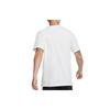 Nike T Shirts Men's White Crew Neck Moderate Straight Fit CW0427-100