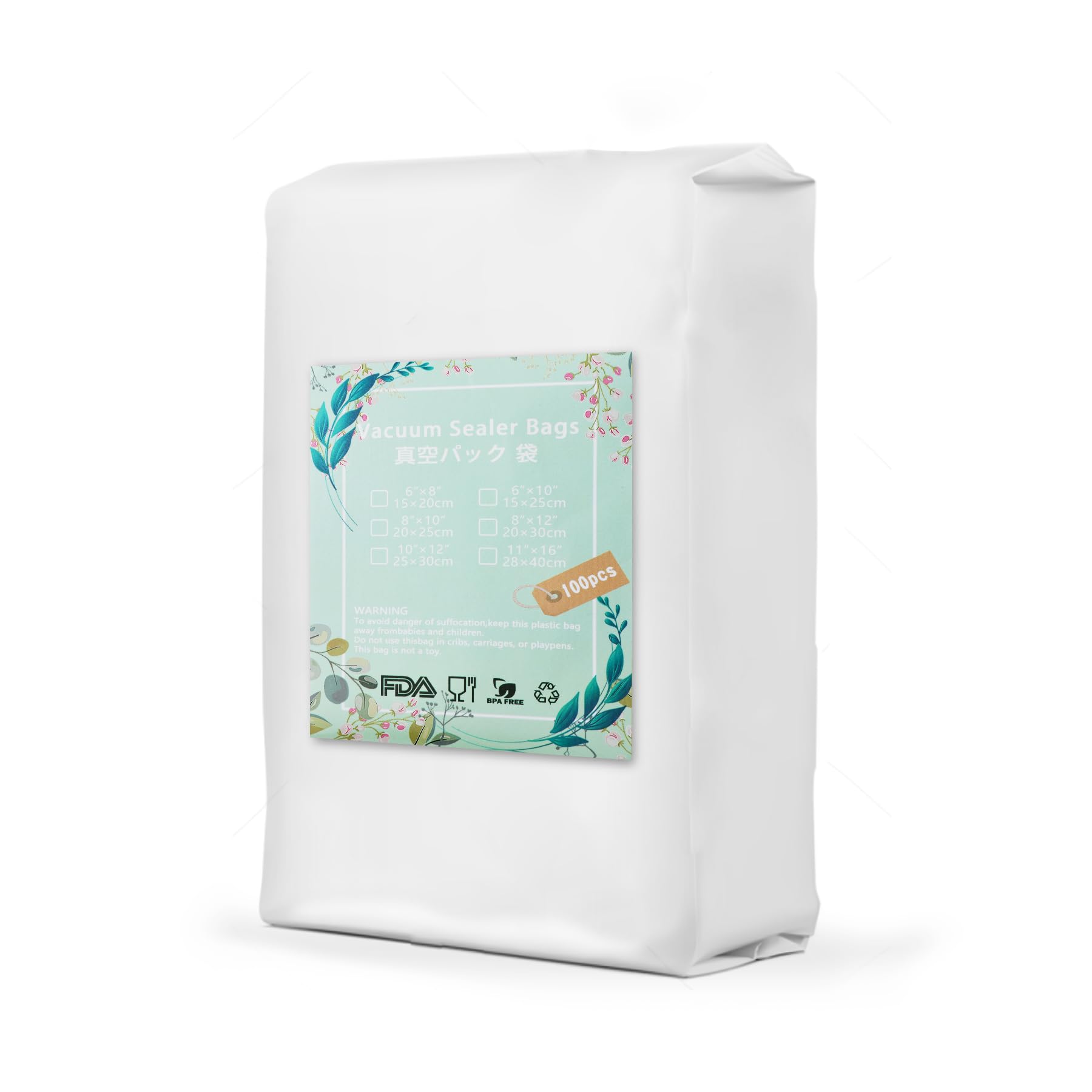 

Vacuum packing bag, 15×20cm