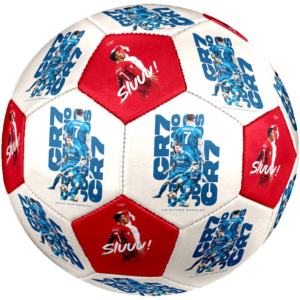 Ronaldo's Portugal Celebration Soccer Ball Size 5 Football Machine-Stitched Indoor/Outdoor Universal Football