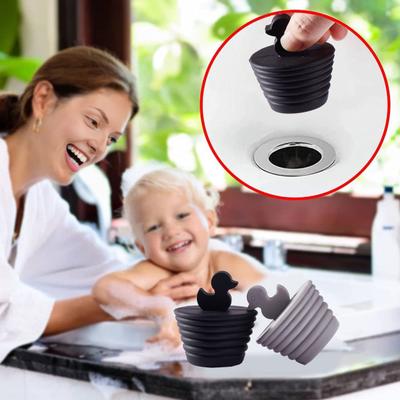 Silikon Badewannenstöpsel Entenform Badezimmer Wanne Dusche Universal Wasserstopper