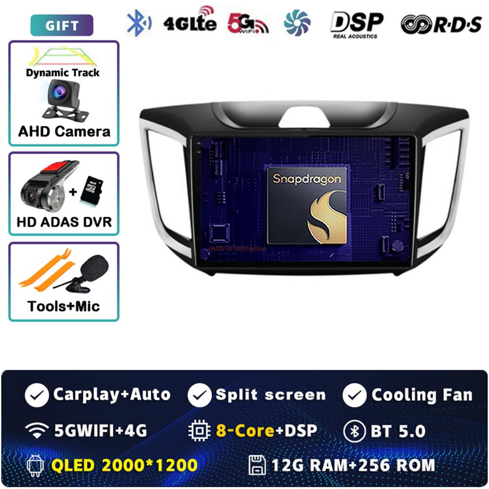 Android 14 Carplay Car Radio For Hyundai Creta Ix25 2015 - 2019 Multimedia Video Player Navigation GPS Stereo 2Din DVD Head Unit