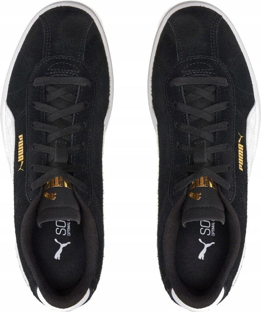 Puma Club II Suede Sneakers Black/white/gold