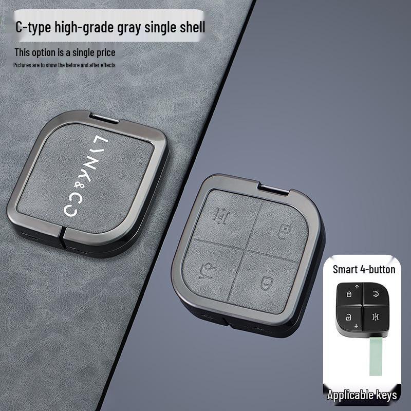 Lynk & Co 08 Key Case for 23-25 Models - Metal Protective Shell for Men's New Energy Cars