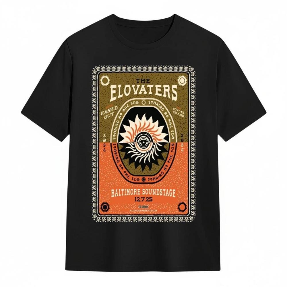 

The Elovaters Dec 7 2025 Starting At The Sun Tour Baltimore Soundstage Shirt Unisex T-Shirt XXL