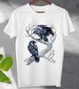 Hugin and Munin T Shirt Mens Womens Tees Top Ravens Norse Mythology Viking  Unisex Men's Ladies Top