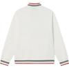 Fila Archive Logo Fashion Casual Knit Long Sleeve Jacket Men Jacket Cloud-White F11M527501F-WT