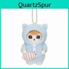 Whimsical Shark Cat Plush Toy Keychain With Luxurious Soft Material Offering Unique Charm For Young Girls
