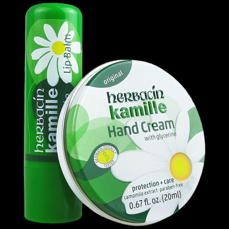 

HERBACIN German Chamomile Lip Balm and Hand Cream Combo