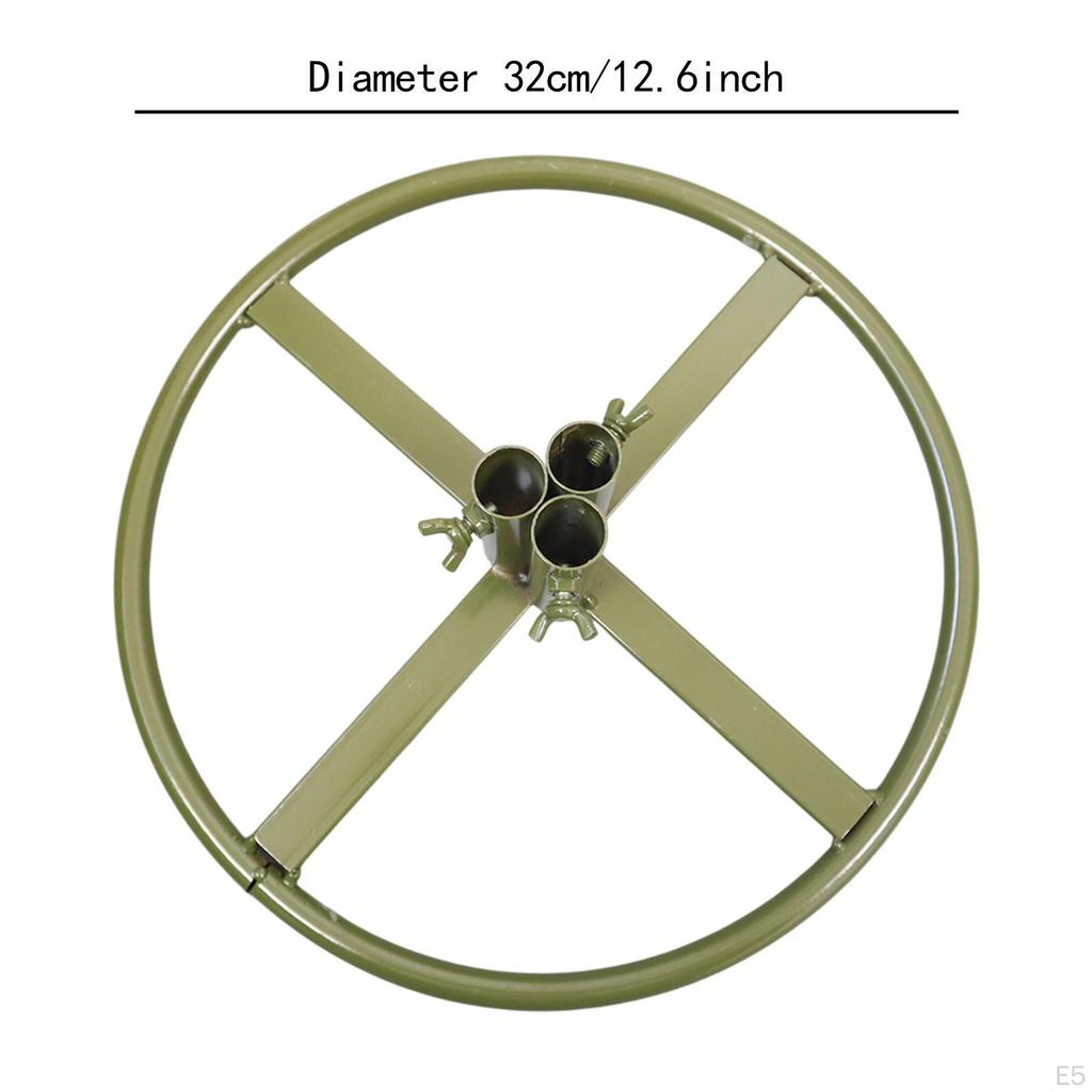 Flower Pole Display Stand Base DIY Crafts Reusable Iron for Home Florist