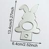 Easters Rabbits Metal Cutting Dies Templates Molds Embossing Stencils Die Cuts for Scrapbooking Cards Making Decorations