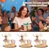 Wooden Birthday Money Holder for Cash Gift 18th 30th 40th 50th 60th Birthday Party Money Holder Stand Surprise Gifts for Her Him