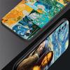 Handyhülle für Samsung Galaxy A52 A14 A50 A70 A10S A30 A40 A20S A20E A02S A12 A22 A32 5G A04s Mona Lisa Van Gogh Öl Kunst Hülle