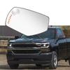 Heated Side Mirror Glass Lens w/ Turn Signal Backing Plate For Chevrolet Silverado GMC Sierra 1500 2500HD 3500HD 2015 2016 2017