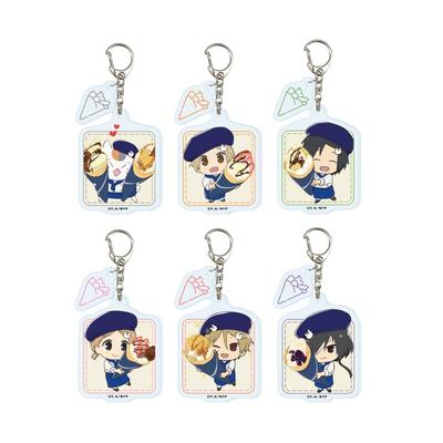 Book of Friends 01 Crepe Acrylic Keychain with Parts Complete Set Natsume's Ver. [Original Illustration] (6-Piece Box)
