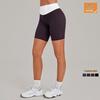 Women's Color Block High Elastic Tummy Control Quick-Dry Running Shorts
