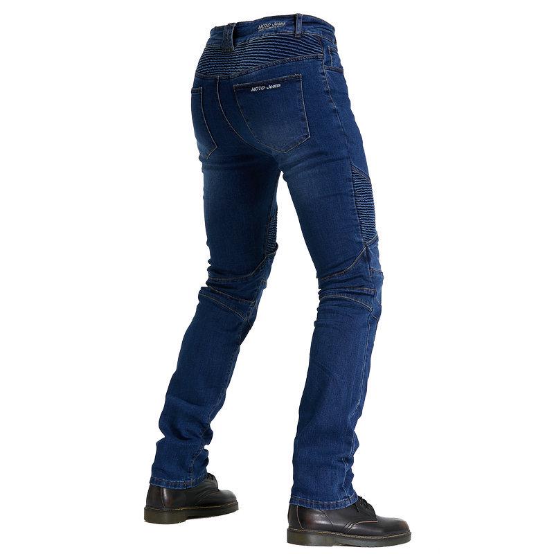 Men's Retro Stretch Motorcycle Jeans – Fall-Proof, Straight-Leg Riding Pants