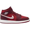 (PS) Air Jordan 1 Mid SE 'Red Quilted' Kids' AV5173-600
