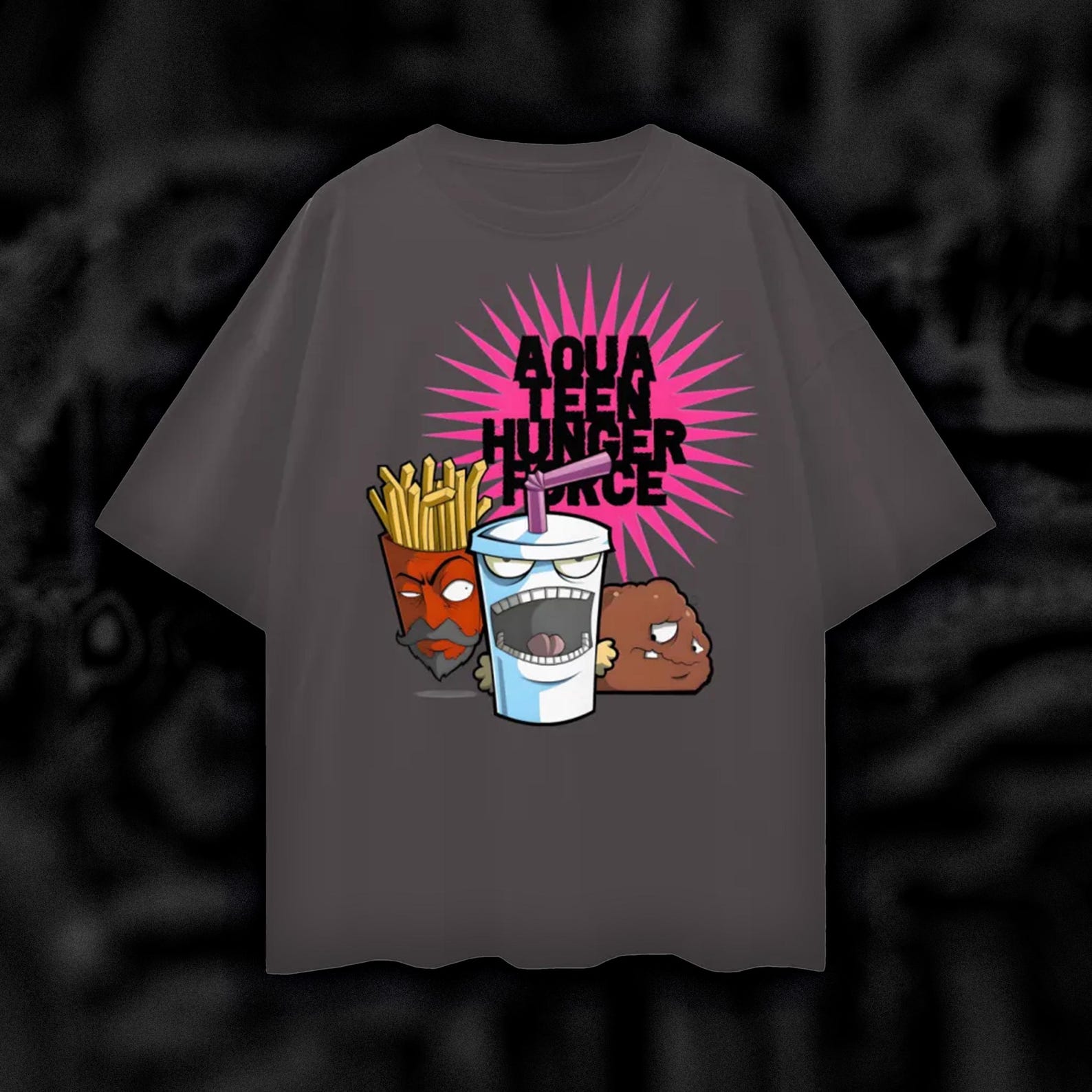 Aqua Teen Hunger Force T-Shirt – Adult Swim Cartoon, Oversized Fit S