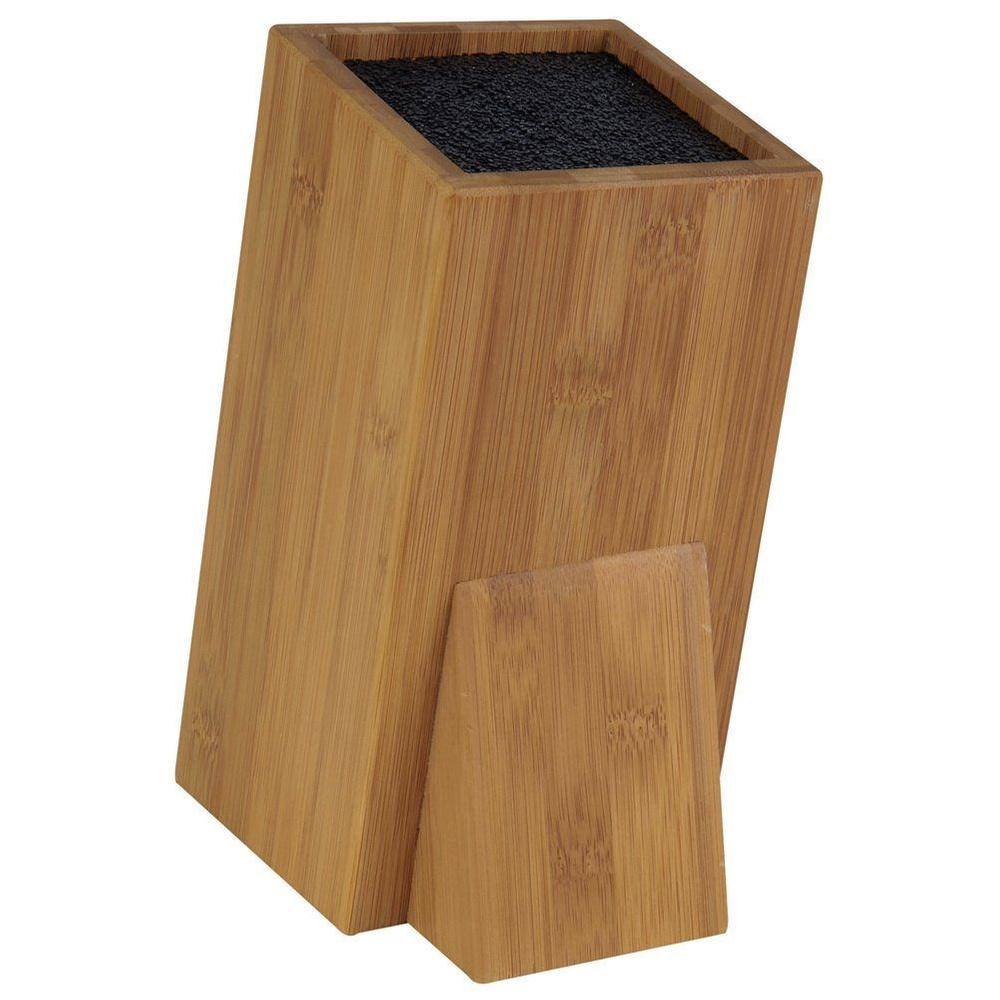 Stojak na Noże Kuchenne Bambusowy Blok do Noży Kuchennych Uniwersalny