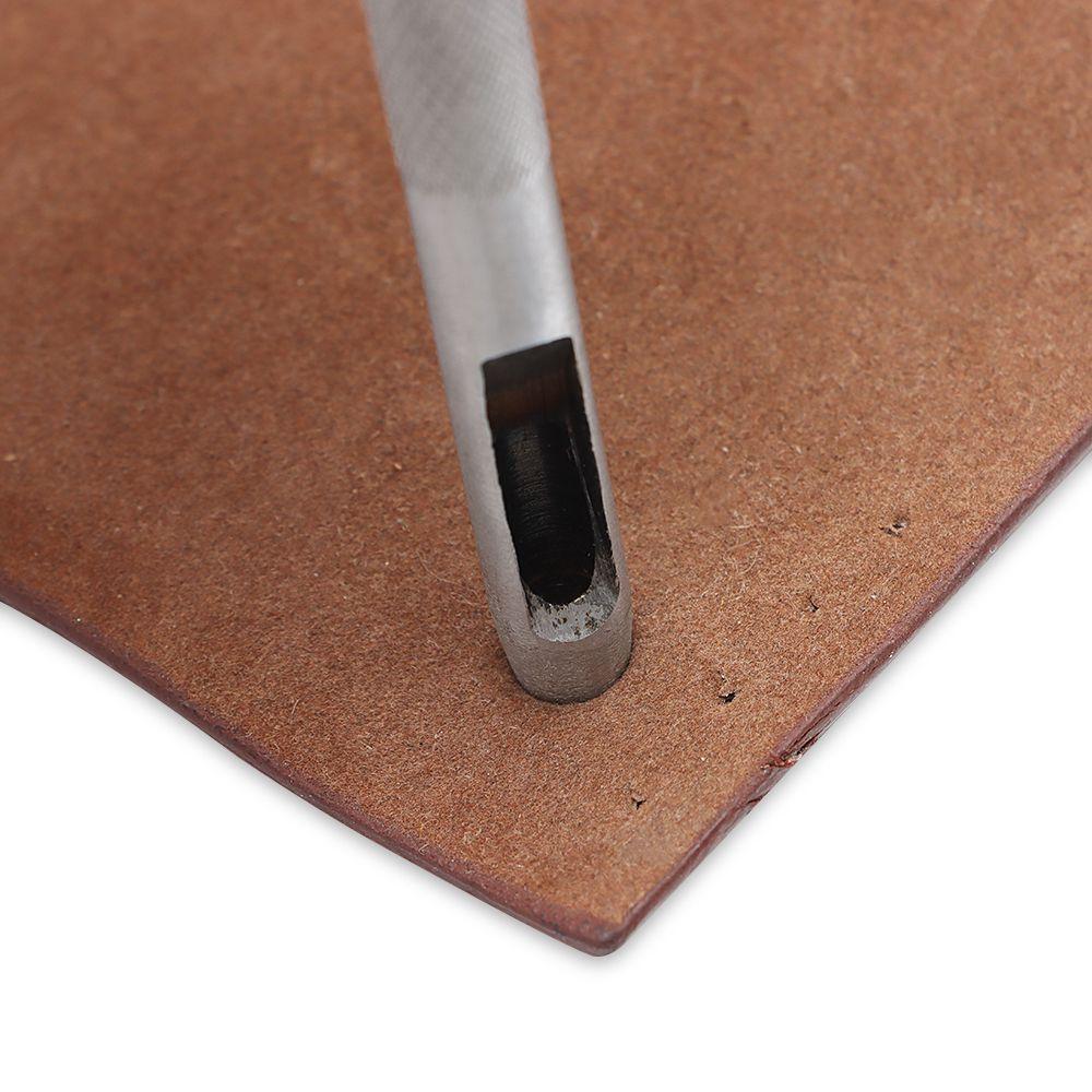 Auto Leathercraft Screw Sewing Accessories Belt Hole Punch Carbon Steel Punching Hole Leather Tool