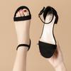 Fashion Women Summer 2025 Versatile comfortable High Heels Sandals Women Fashion Open Toe Buckle Sandals Casual Square Heel Female Shoes