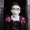 Cosplay Face Cover Breathable Hobby Realistic Comfortable Simulation Decorative Creative Movie Character Halloween Dali Ghost Masque Home Use