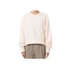 Nike Solid Color Pullover Round Neck Long Sleeve Sweatshirt Women sweatshirt Beige DQ6845-838