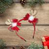 Christmas Headband Photo Props Fun Hair Hoop Bows for Party Christmas New Year