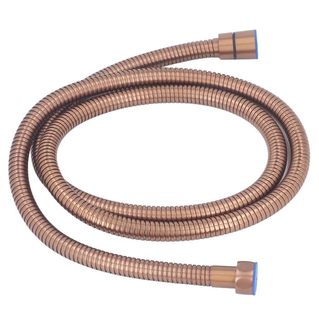 Shower Hose Cold Hot Dual Control Stainless Steel Flexible Pipe for Bathroom Water Heater 1.5 Meter