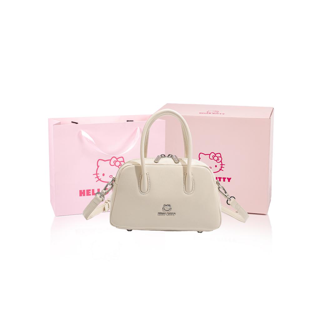 New Sanrio Hello Kitty PU Crossbody Bags Regular Women's Pink/Purple/Ecru SHHF51777