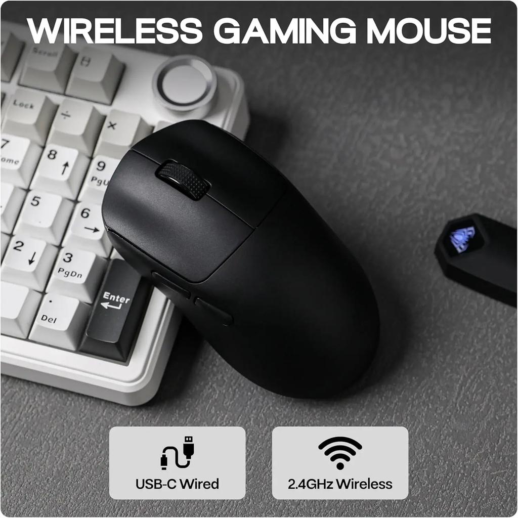 AULA SC800 Gaming Mouse USB-C Wired/2.4G 37g Lightweight 8K Paw3395 Sensor Customized Mice PC E-Sports Gamer Accessories Gifts