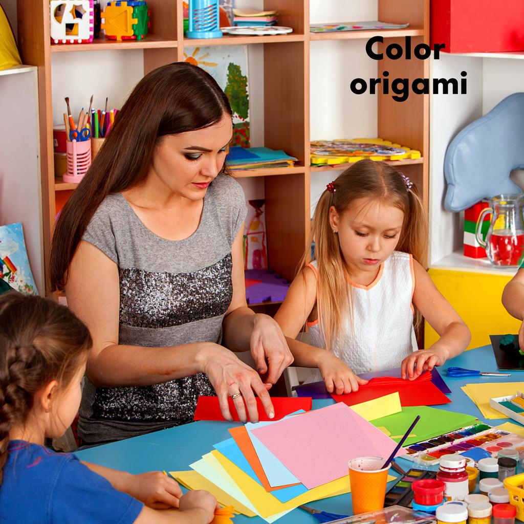 Colorful Square Papers Assorted Color Pastel Origami Papers for Kids Adults Beginners DIY Arts Crafts