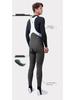 LAMEDA Bolt Double Arrow Windproof Cycling Bib Pants - Warm Fleece, Autumn/Winter Style