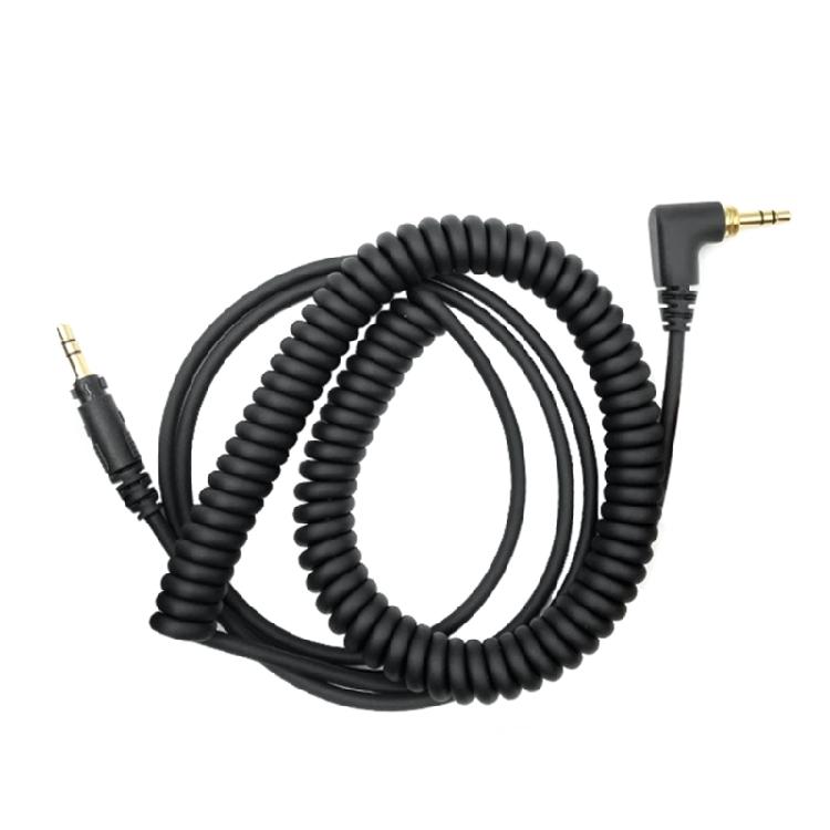 Spring Flexible Headphone Cord For EAH DJ1200 with Adjustable Length and Interferences Resistant Properties