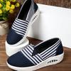 Fashion Women's Shoes 2025 Round Toe Women's Flats New Casual  Loafers Woman Flat Platform Female Shoes Wedges Ladies Slip On Sneakers