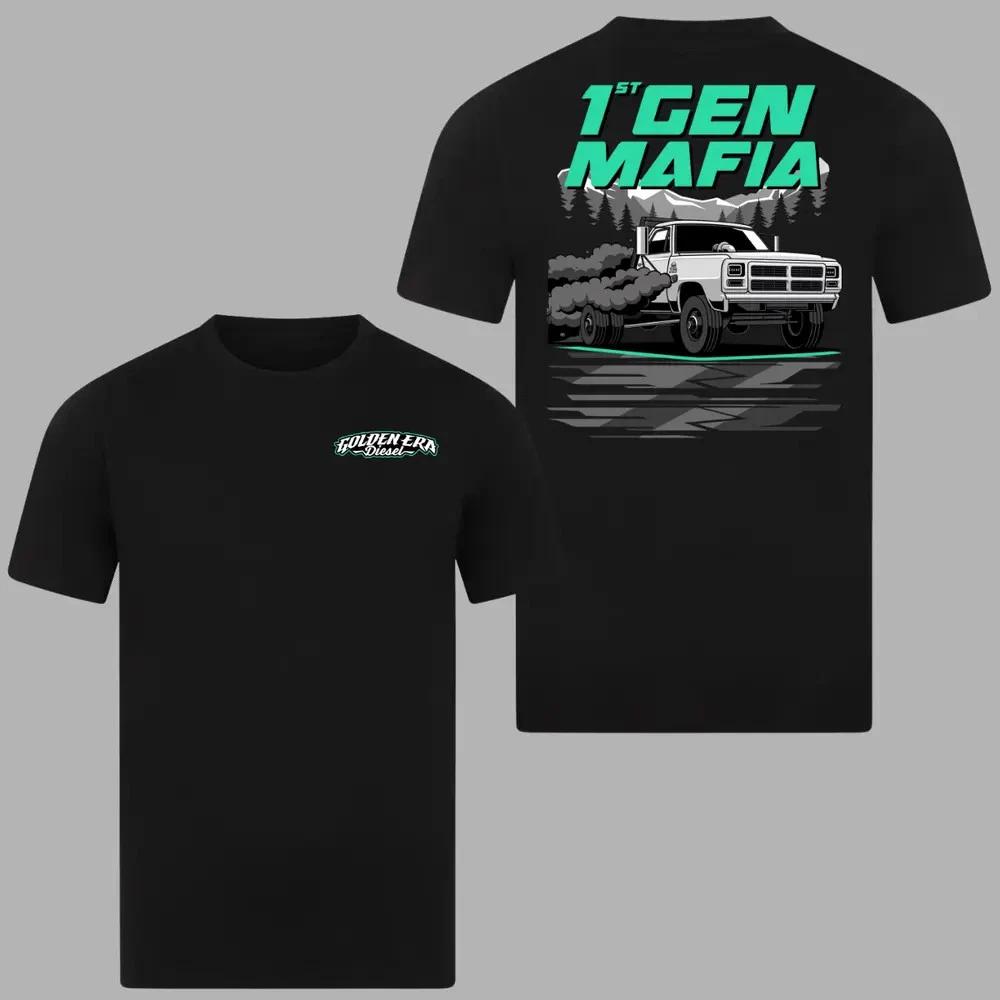 Golden Era Diesel 1st Gen Mafia T-Shirt, Classic Dodge Pickup Truck Graphic Tee M